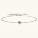 Inlaid Moissanite 925 Sterling Silver Bracelet-Fancey Boutique