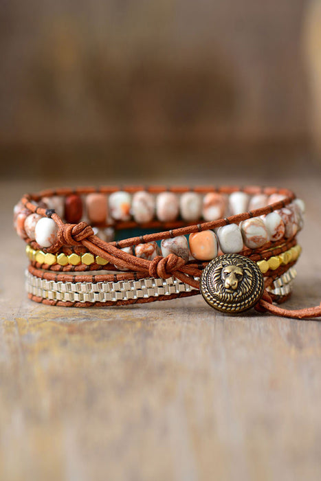 Handmade Natural Stone Copper Bracelet-Fancey Boutique