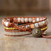 Handmade Natural Stone Copper Bracelet-Fancey Boutique