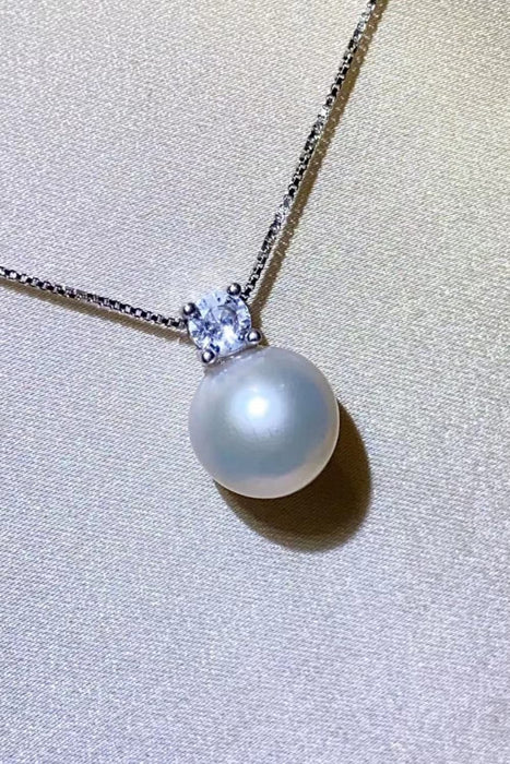 Freshwater Pearl 925 Sterling Silver Necklace-One Size-Fancey Boutique