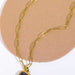 Zircon 18K Gold-Plated Geometrical Shape Pendant Necklace-Fancey Boutique