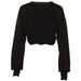 Color-Black-Spring Summer Women Clothing Street Shooting Irregular Asymmetric Solid Color Long Sleeved Sweater-Fancey Boutique