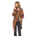 Color-Orange-Autumn Winter Women Clothing Mid Length Plaid Coat Sweater Knitwear Women-Fancey Boutique