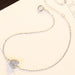 Zircon Heart 925 Sterling Silver Bracelet-One Size-Fancey Boutique