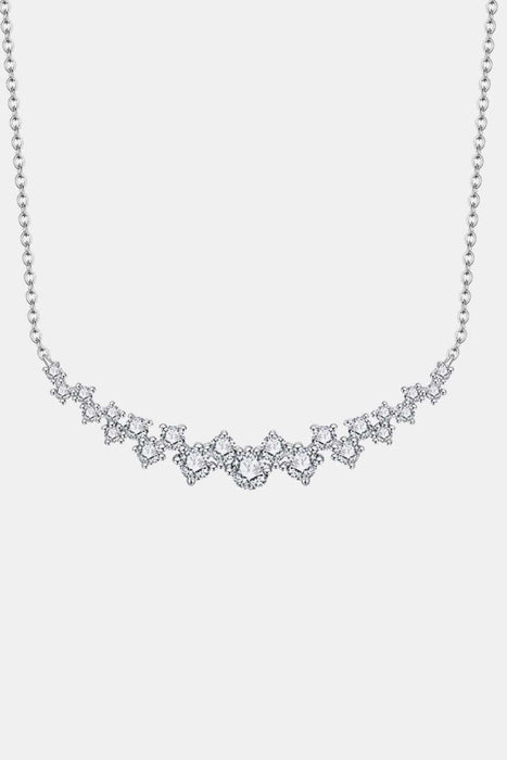 1.64 Carat Moissanite 925 Sterling Silver Necklace-One Size-Fancey Boutique