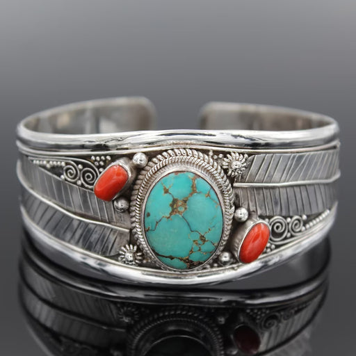 Turquoise Open Bracelet-Fancey Boutique