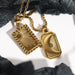 Stainless Steel 18K Gold-Plated Necklace-Fancey Boutique