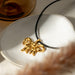 18K Gold-Plated Bow Pendant Necklace-One Size-Fancey Boutique
