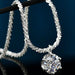 1 Carat Moissanite 925 Sterling Silver Necklace-One Size-Fancey Boutique