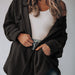 Color-Black-Winter Women Clothing Long Sleeve Warm Shacket Coat Outerwear-Fancey Boutique