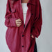 Color-Fuchsia-Winter Women Clothing Long Sleeve Warm Shacket Coat Outerwear-Fancey Boutique