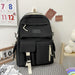 Trendy Junior High School Student Canvas Schoolbag-Fancey Boutique