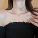3D Rose Alloy Buckle Necklace-One Size-Fancey Boutique