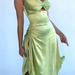 Color-Light Green-Light Green Sexy Drawstring Irregular Asymmetric Dress-Fancey Boutique