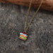 Alloy Books Pendant Necklace-One Size-Fancey Boutique