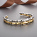 Stainless Steel Bamboo Shape Bracelet-Fancey Boutique