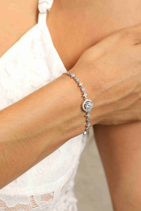 Adored Show You The Way Moissanite Bracelet-One Size-Fancey Boutique