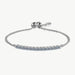 Adored Moissanite Sterling Silver Bracelet-One Size-Fancey Boutique