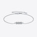 Adored Moissanite 925 Sterling Silver Bracelet-One Size-Fancey Boutique