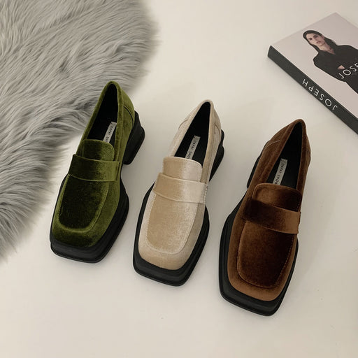 Chunky Platform Suede Casual Women Shoes-Fancey Boutique