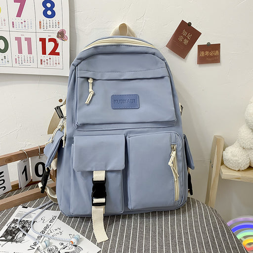Trendy Junior High School Student Canvas Schoolbag-Fancey Boutique