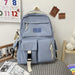 Trendy Junior High School Student Canvas Schoolbag-Fancey Boutique