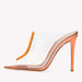 Women Sexy PVC Rhinestone Sandals Open Toe Thin High Heel Shoes Banquet Party Wedding Shoes-Fancey Boutique