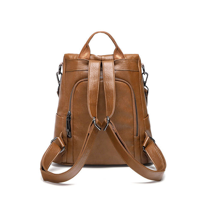 Soft Leather Backpack-Fancey Boutique