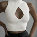 Color-White-Spring Summer Best Women Clothes Sleeveless Hollow Out Cutout Slim Woolen Vest-Fancey Boutique