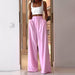 Ladies Suit Summer Casual Solid Color Trousers Two Piece Set-Multi-Fancey Boutique