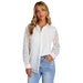 Color-White-Casual Solid Color Simple Shirt Women Spring Autumn Loose All Matching Top Women Outer Wear Long Sleeve Shirt Women-Fancey Boutique