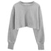 Color-Multi-Cropped Cropped Hoodie Women Clothing Fleece Lined Pullover Long Sleeve Yoga Fitness Sports Coat-Fancey Boutique