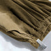 Autumn Winter Corduroy Bloomers Casual Elastic Waist Ankle Tied Loose Warm Can Be Worn outside Home Pants-Fancey Boutique