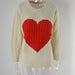 Color-Off-White Red Love-Knitwear Women Autumn Winter Women Knitwear Heart Trendy Pullover Sweater Women-Fancey Boutique