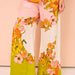 Color-Trousers-Printed Cotton Linen Two-Piece Suit Outfit Top Wide Leg Pants-Fancey Boutique