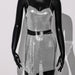 Outfit Skirt Metal Sequ Sling Skirt Set Sexy Sexy Two Piece Set Women-Silver-Fancey Boutique