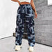 Casual Loose Plaid Trousers Casual Women Personality Street Overalls-Fancey Boutique