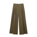 Color-Pants-Autumn Set Solid Color Slim Short Vest Casual Straight-Leg Mop Trousers Women-Fancey Boutique