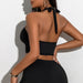 Bandage Lace Up Backless Bra Sexy Top Sexy Vest Deep V Plunge Neck Backless Sexy Suit-Fancey Boutique