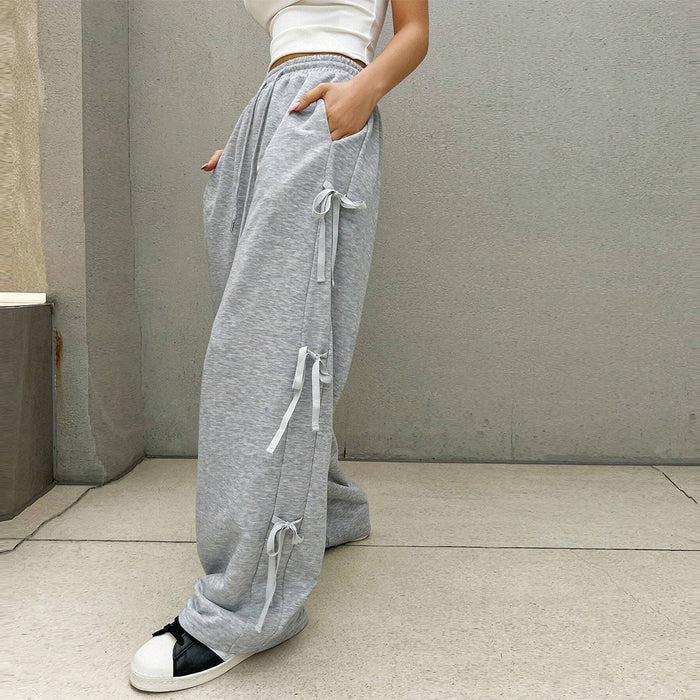 Street Loose Casual Pants Autumn Winter High Waist Long Skateboarding Pants Women-Fancey Boutique