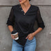 Color-Black-Autumn Women Black Long-Sleeved Knitted Top-Fancey Boutique