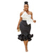 Color-Black-Women Wear Sleeveless Tube Top Bow Hip Skirt Two Piece Set 3D Decoration-Fancey Boutique