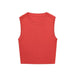 Summer Wind Women Basic Knitted Top Vest-Red-Fancey Boutique