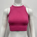 Color-Coral Red-Women Clothing Basic Vest Women Clothing Slim Short Hollow Out Cutout Vest for Women-Fancey Boutique