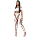 Color-White-Sexy Nightclub Skinny Mesh Sheer Long Sleeve Trousers Jumpsuit Women Clothing-Fancey Boutique