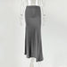 Summer Women Clothing Sexy Sheath Pleated Skirt-Gray-Fancey Boutique