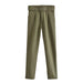 Color-Brown Green-New Fashion Business Straight-Leg Pants Trousers Wide Leg Pants for Women-Fancey Boutique
