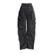 Color-Gray-Multi Bag Wide Leg Jeans Autumn Winter Fashionable Cargo Pants Hip Hop Cool Series Trousers-Fancey Boutique