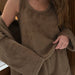 Autumn Underwear Shorts Outerwear Gown Three Piece Home Wear Loose Comfortable Soft Knitted Pajamas-Fancey Boutique