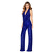 Color-Blue-Summer Jumpsuit Women Sleeveless Halter Sequined Jumpsuit Women-Fancey Boutique